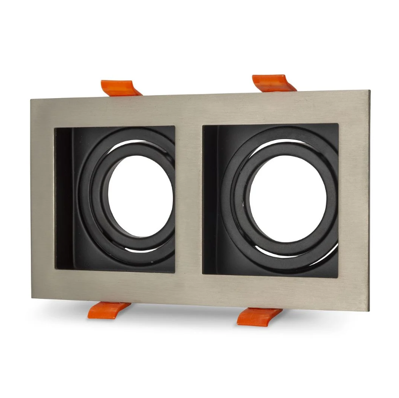 NOAS AMAZON ( 2'Lİ SATEN ) KARE BOŞ KASA (GU10 DUYLU)YL60-2362