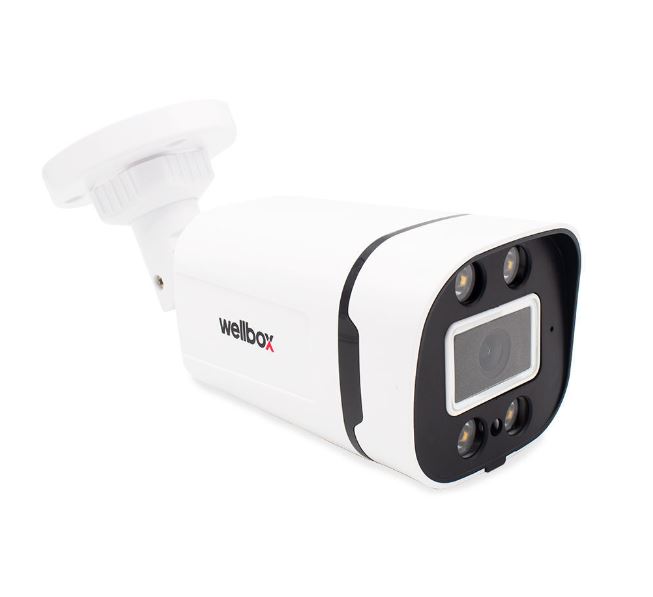 Wellbox 4mp Dış Mekan IP Poe Kamera Gece Renkli Görüşlü WB-IPB4118PWS