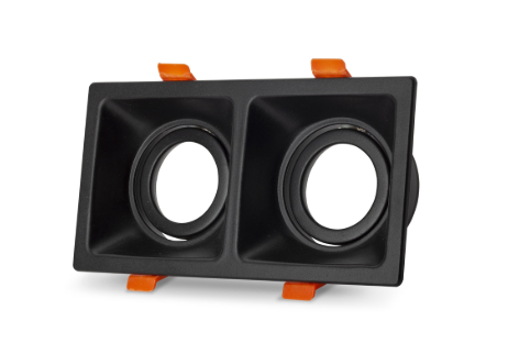 NOAS NİL ( 2'Lİ SİYAH ) BOŞ KASA (GU10 DUYLU) YL60-2210