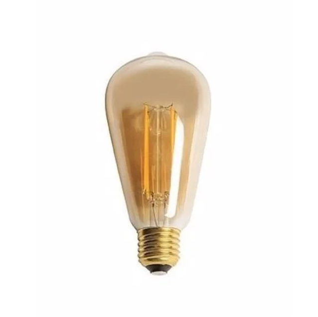 Cata 6W CT-4284 Rustik Uzun Filament Led Ampul ST64 - Sarı Işık (2700K)