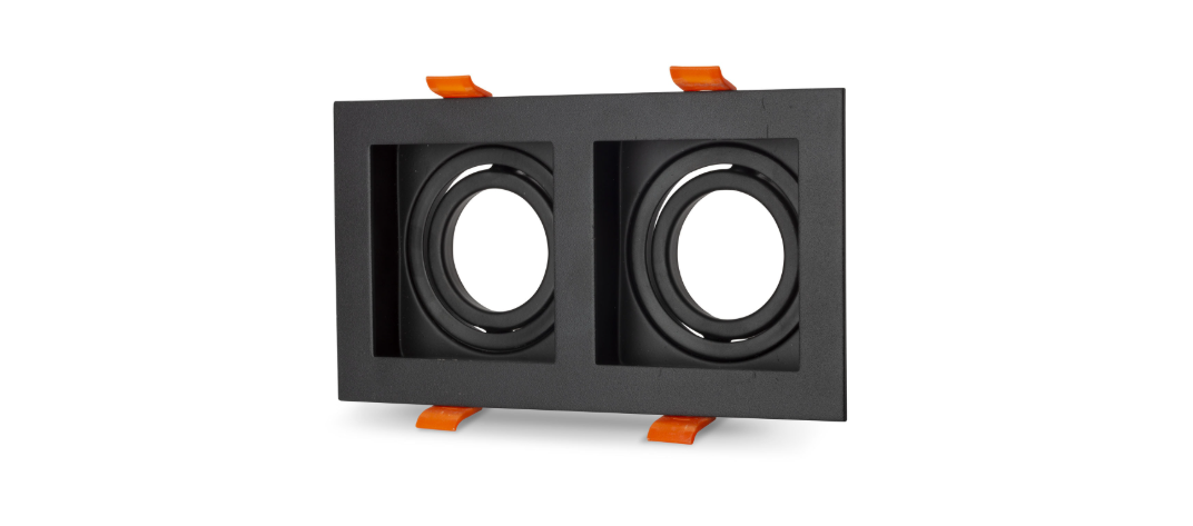 NOAS AMAZON ( 2'Lİ SİYAH /BEYAZ ) KARE KASA (GU10 DUYLU)YL60-2360/YL60-2363