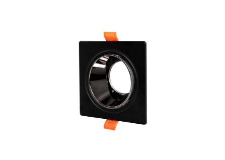 NOAS HAZAR (SİYAH-KROM) KARE BOŞ KASA (GU10 DUYLU)YL60-1329