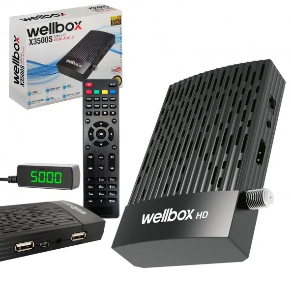 Wellbox Uydu Alıcı Mini Full Hd Youtube Wellbox WS-3200S