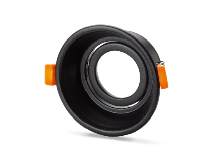 NOAS NİL (SİYAH) YUVARLAK BOŞ KASA (GU10 DUYLU) YL60-1910